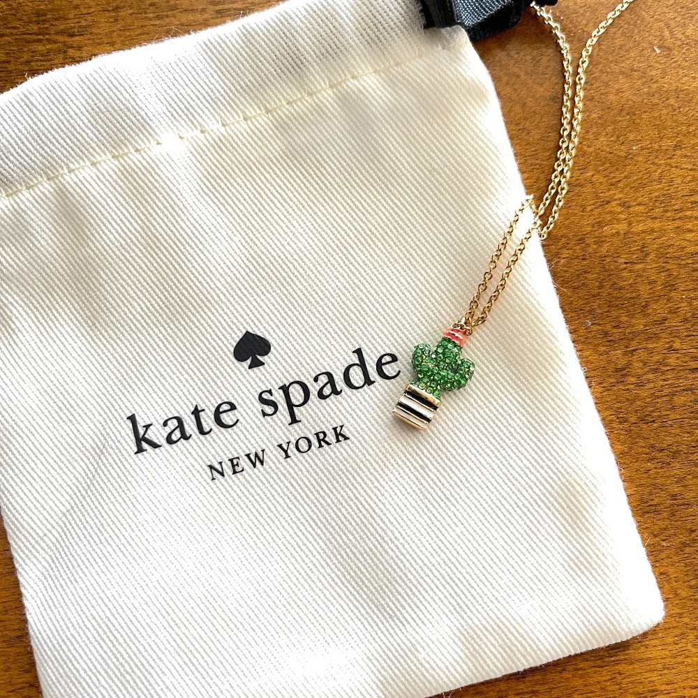 Kate Spade "Scenic Route" Cactus Mini Pendant